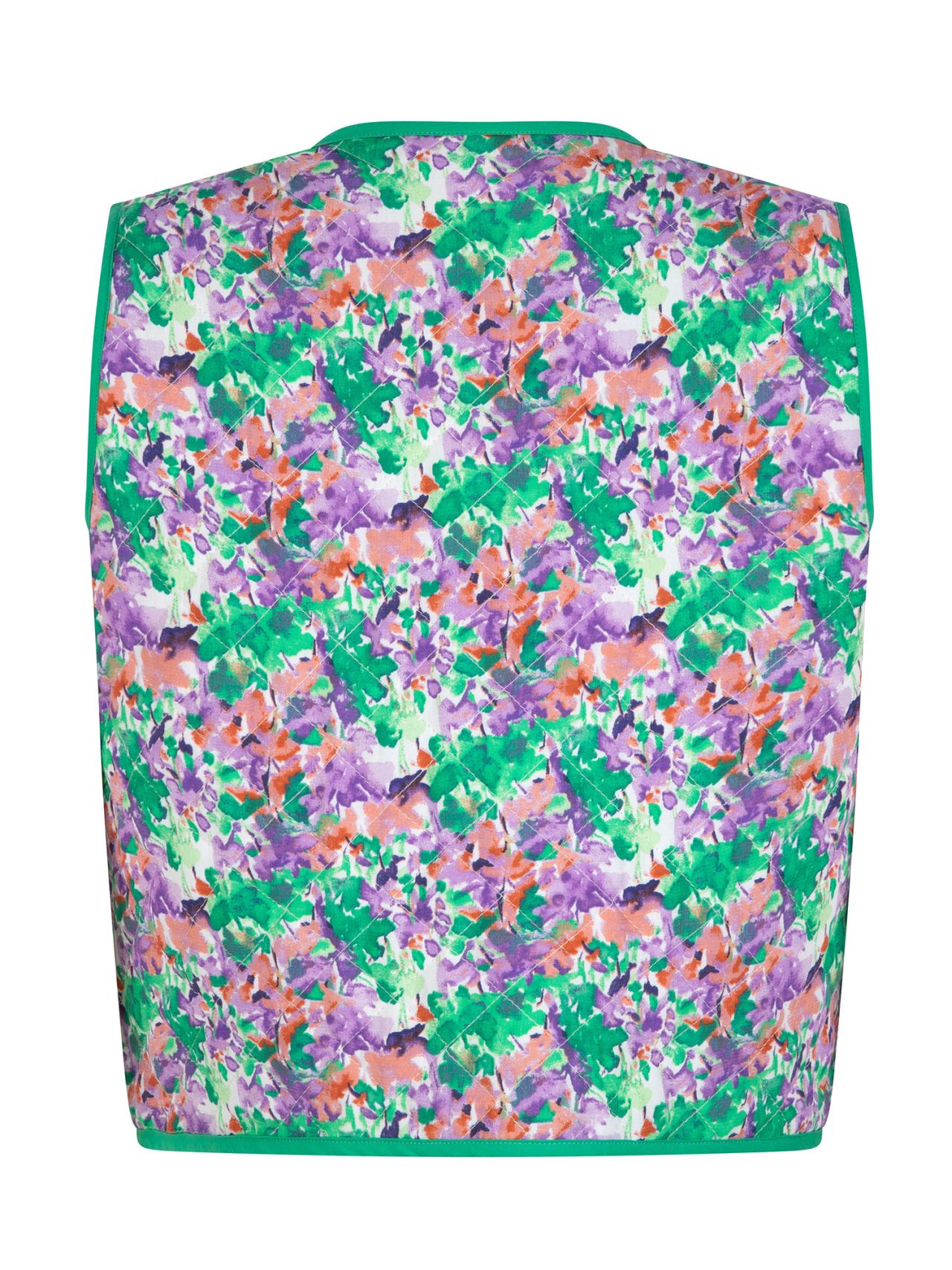 Gilet-Bloom-lilac-flower-back