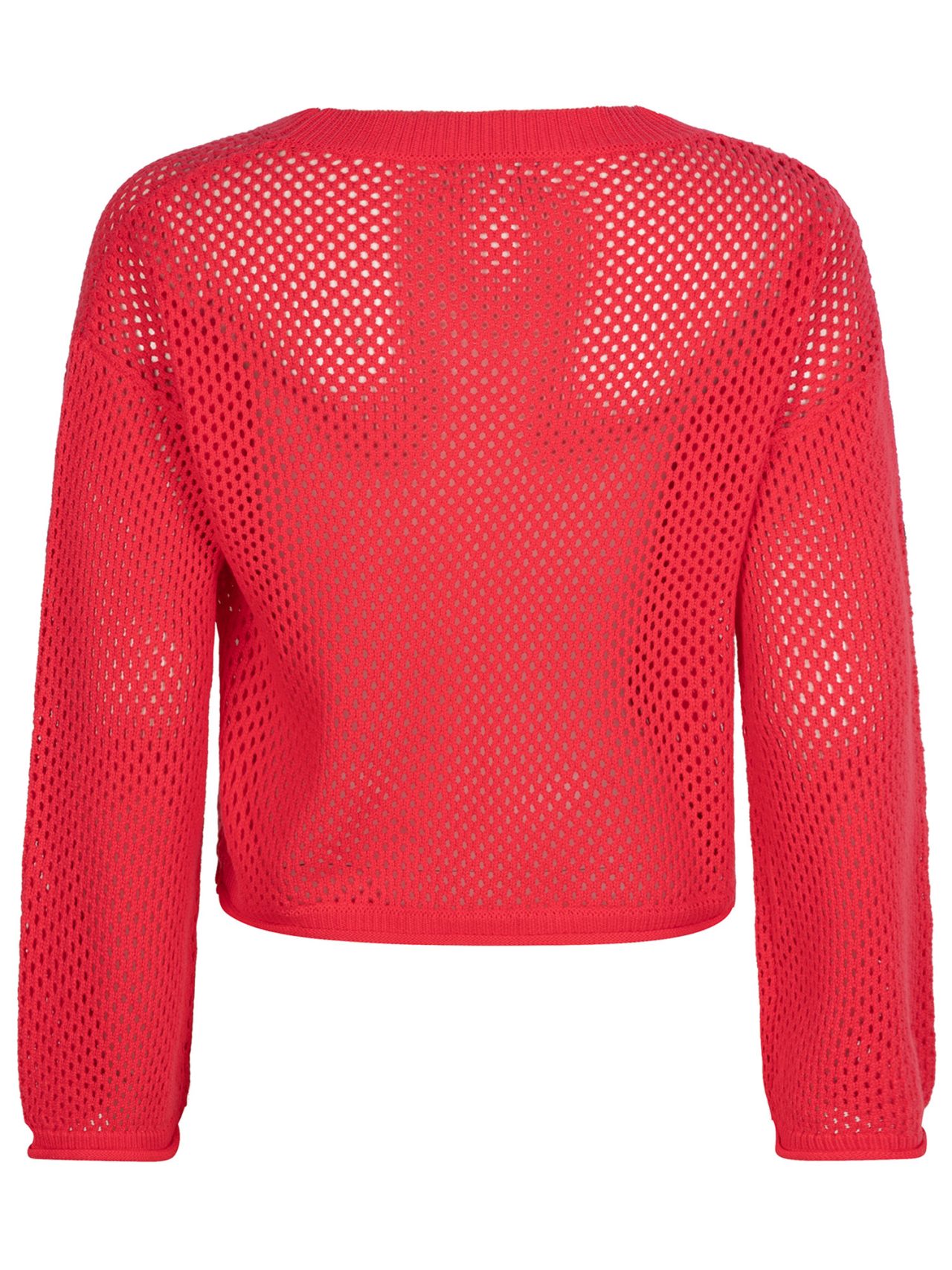 Knitted-sweater-Delphine-coral-back