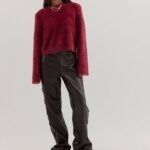 Nina jumper ruby red