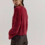 Nina jumper ruby red