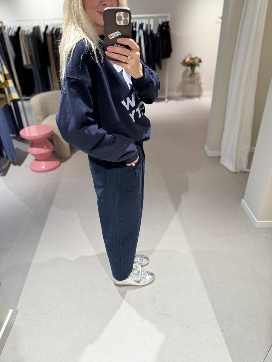 Flair pants midnight blue