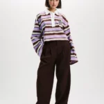 Kaly pants balloon fit brown