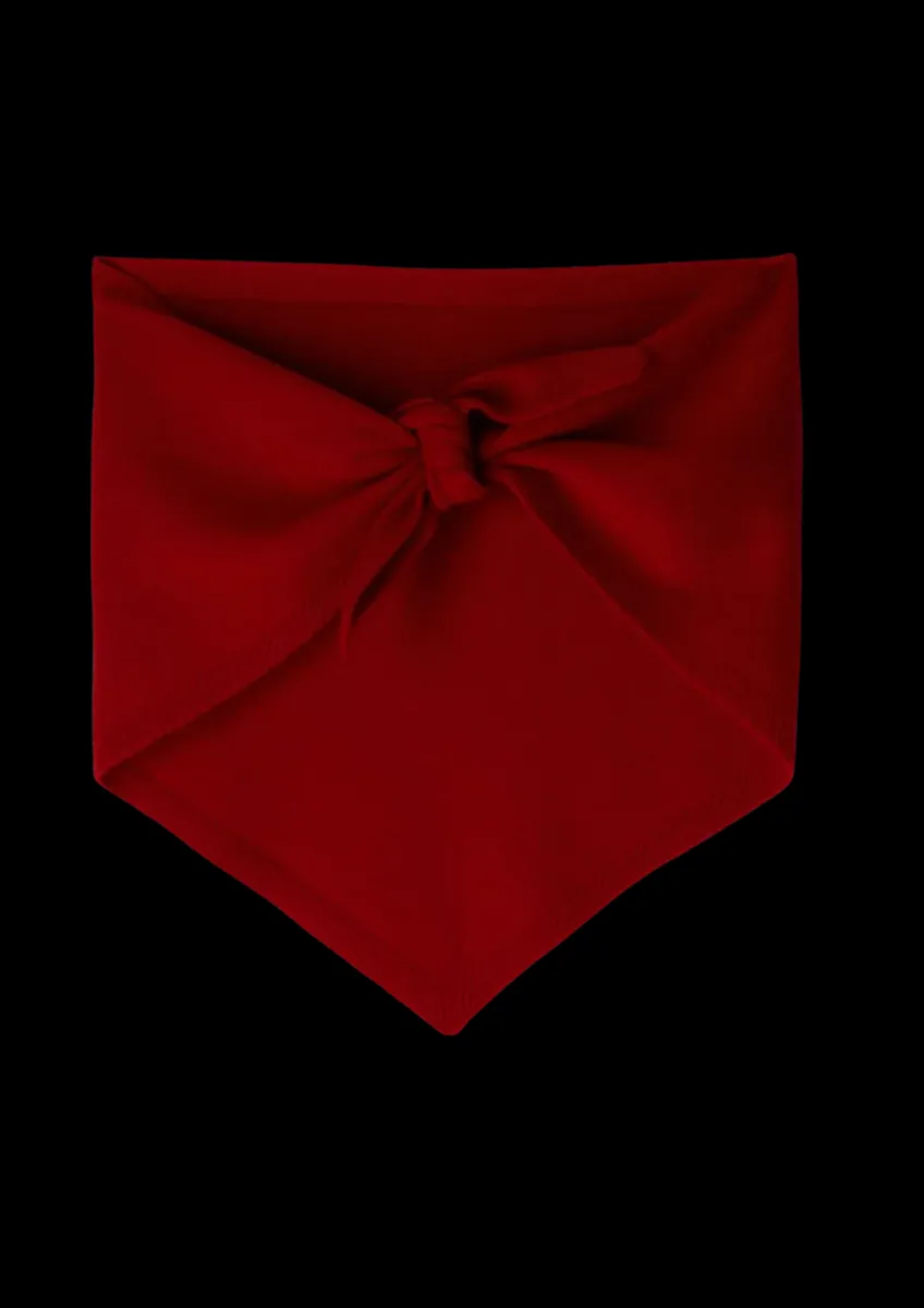 Bonnie mini scarf red
