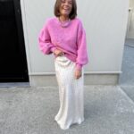 Viamarley flower knit pink