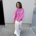 Viamarley flower knit pink