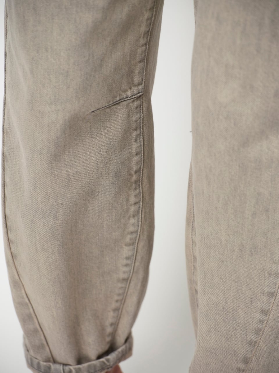 Brave barrel leg jeans grey