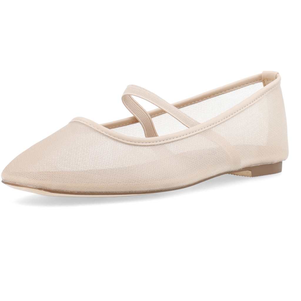 Bialilja mesh ballerinas offwfhite