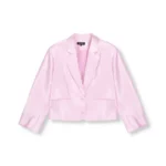 Jackie satin blazer soft pink
