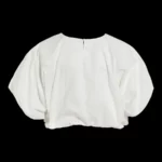 Maaike ballon top white