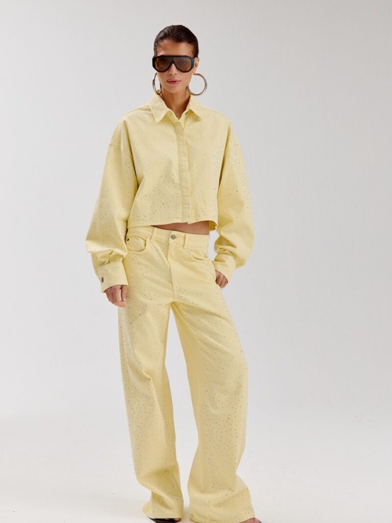 Mayra jeans light yellow