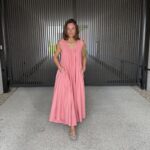 Emanuelle dress blush