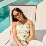 Loredana lemons satin scarf