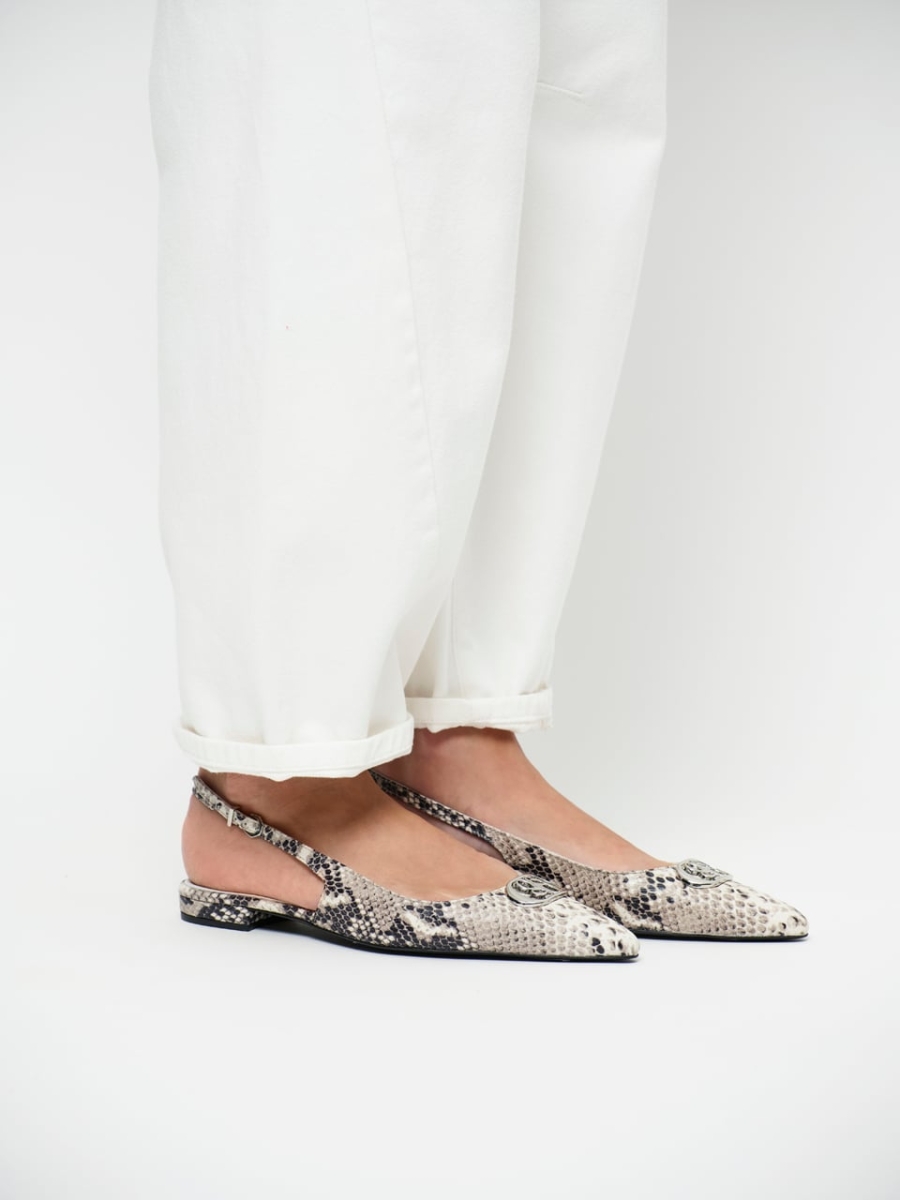 Cinque slingbacks snake
