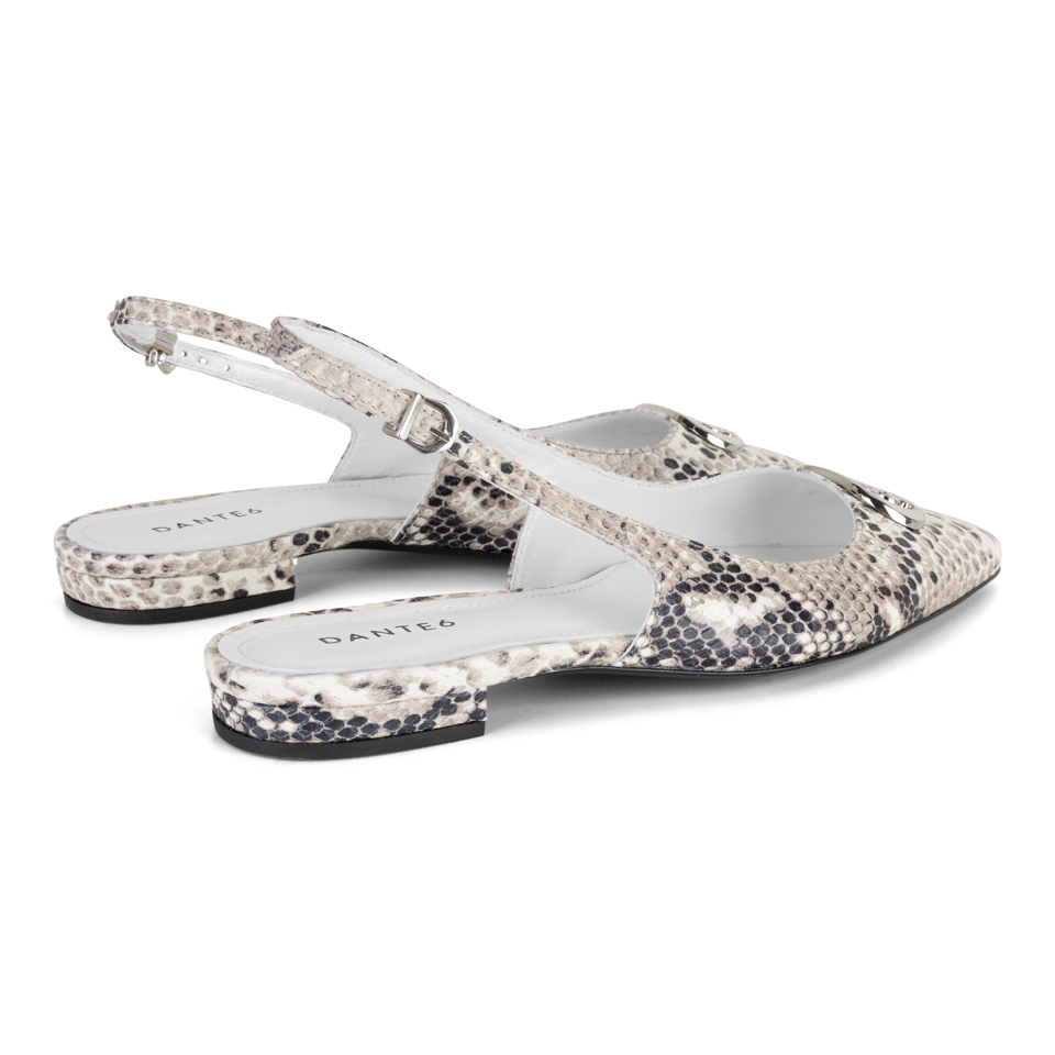 Cinque slingbacks snake