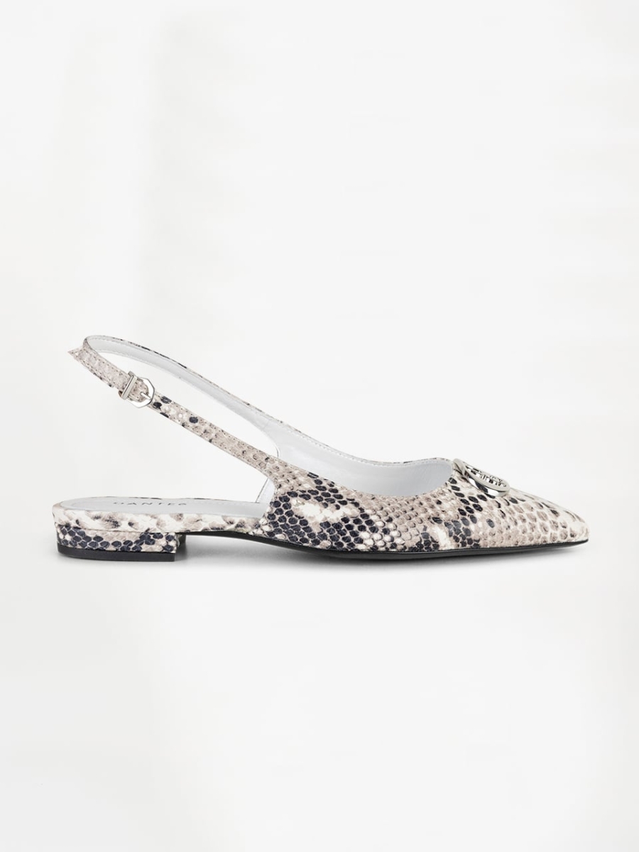 Cinque slingbacks snake