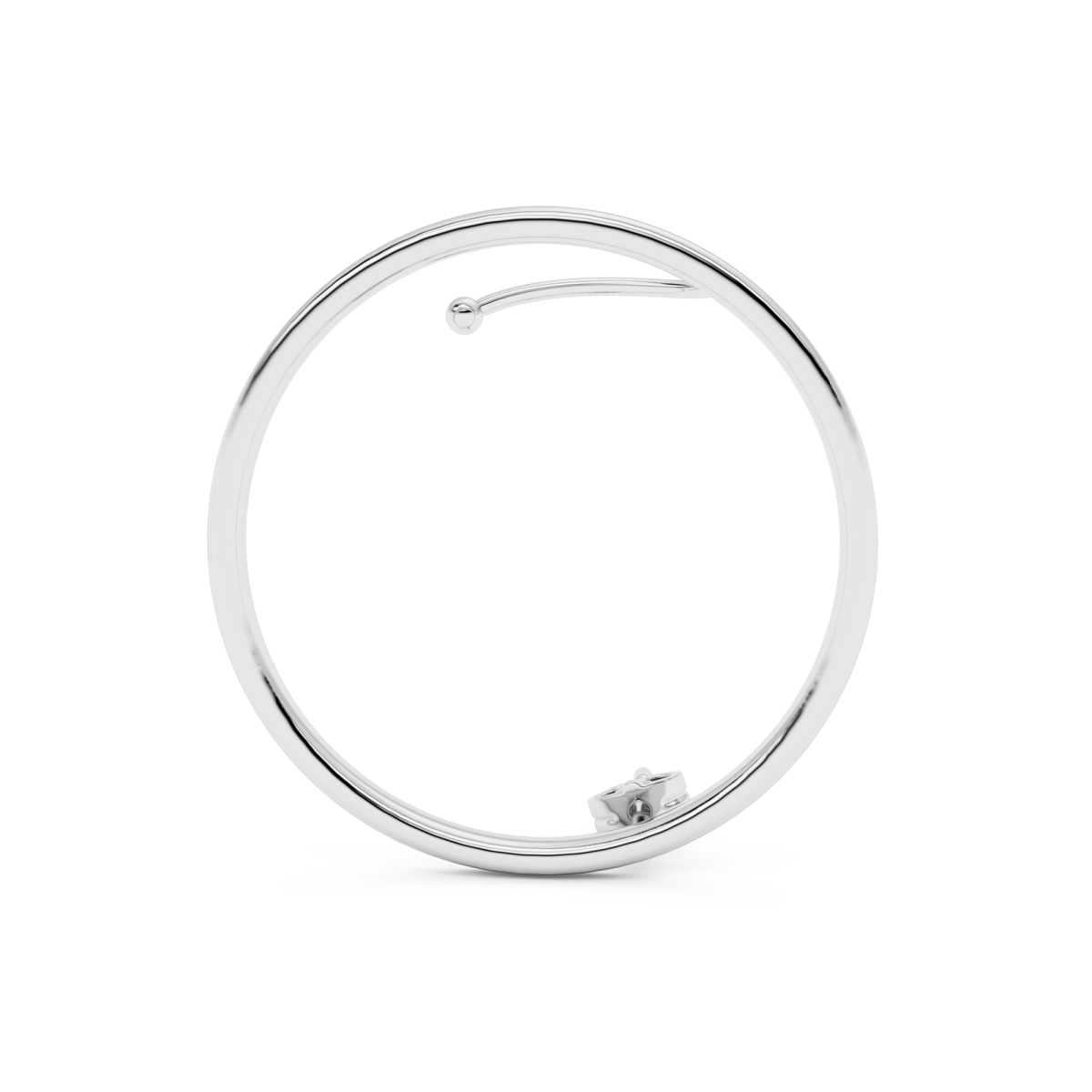 Kay earstud silver