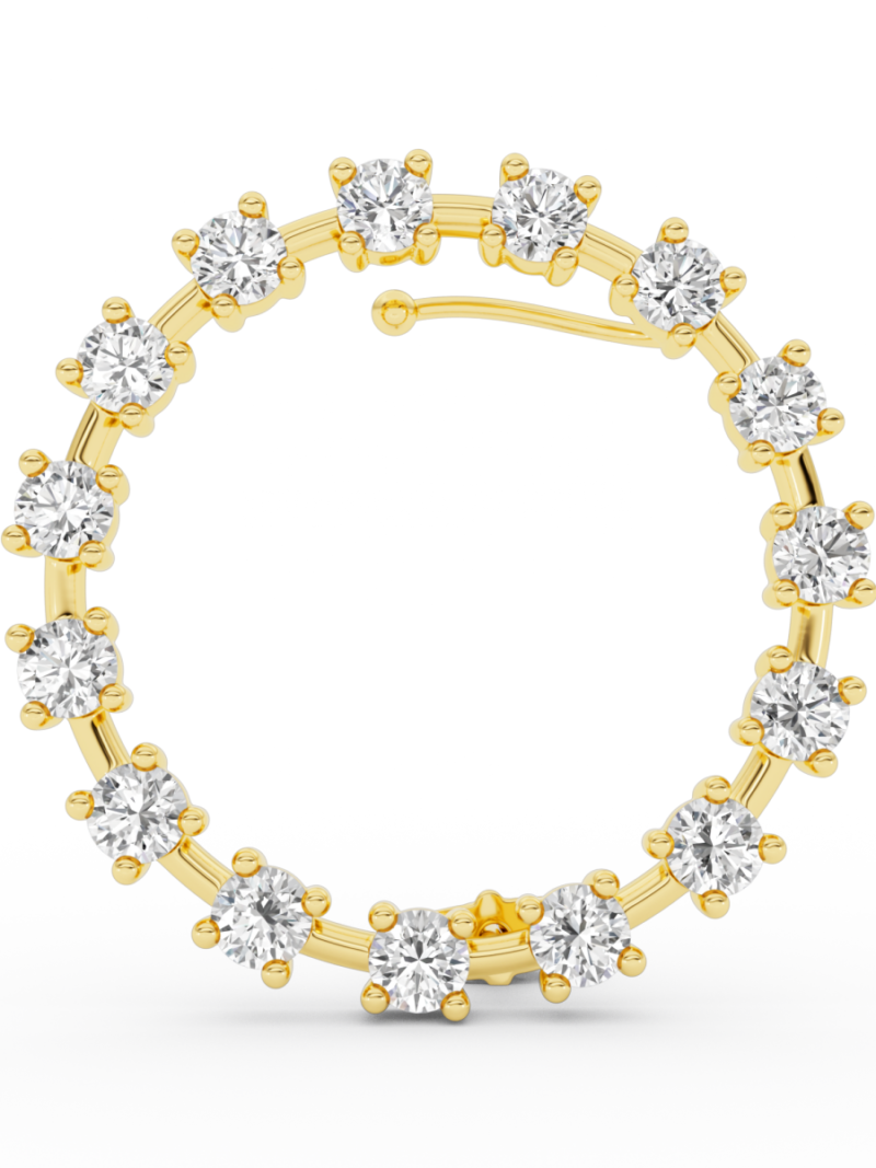 Ray earstud gold