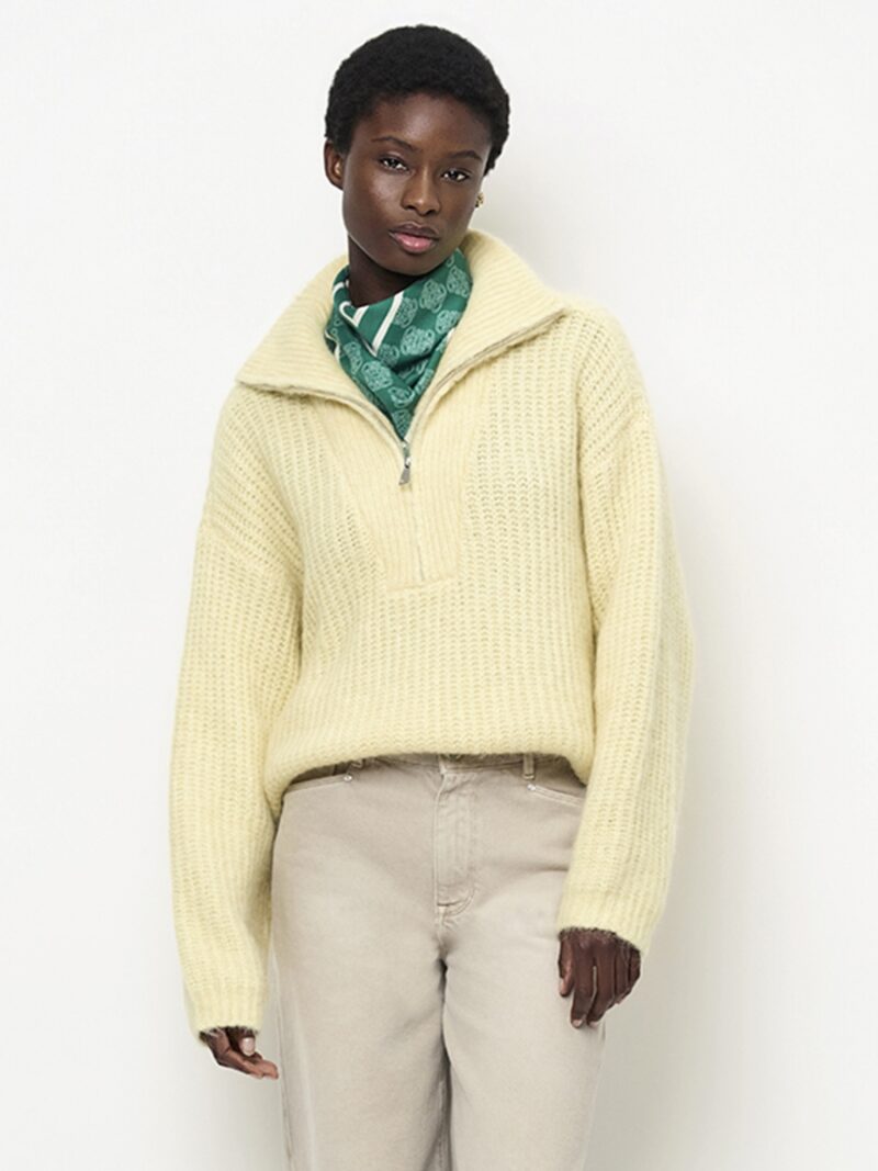 Emyla knit yellow cream