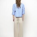 Gabe stripe shirt crisp blue