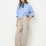 Gabe stripe shirt crisp blue