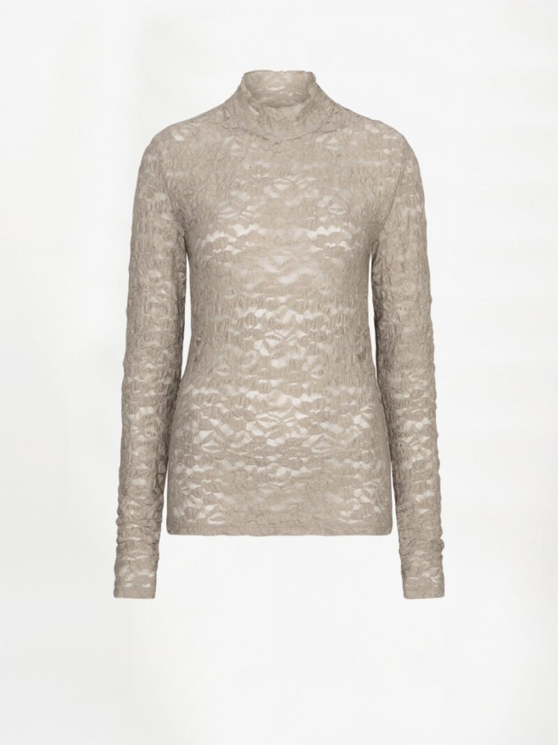 Irony lace top greige