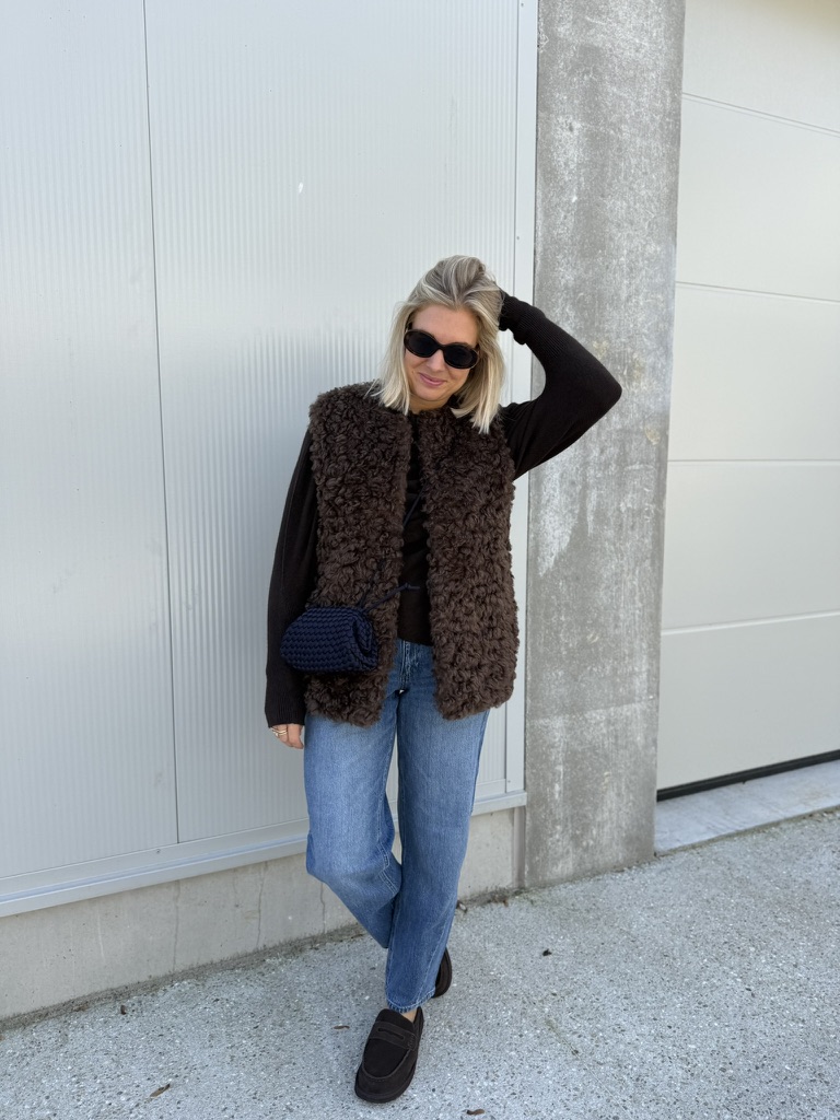 Gilet mouton chocolate