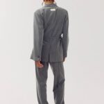 Anina blazer grey pinstripe