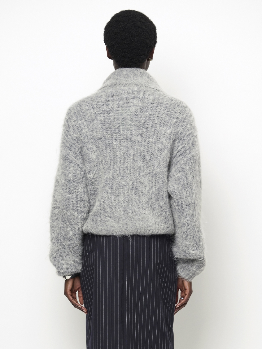 Emyla knit heather grey