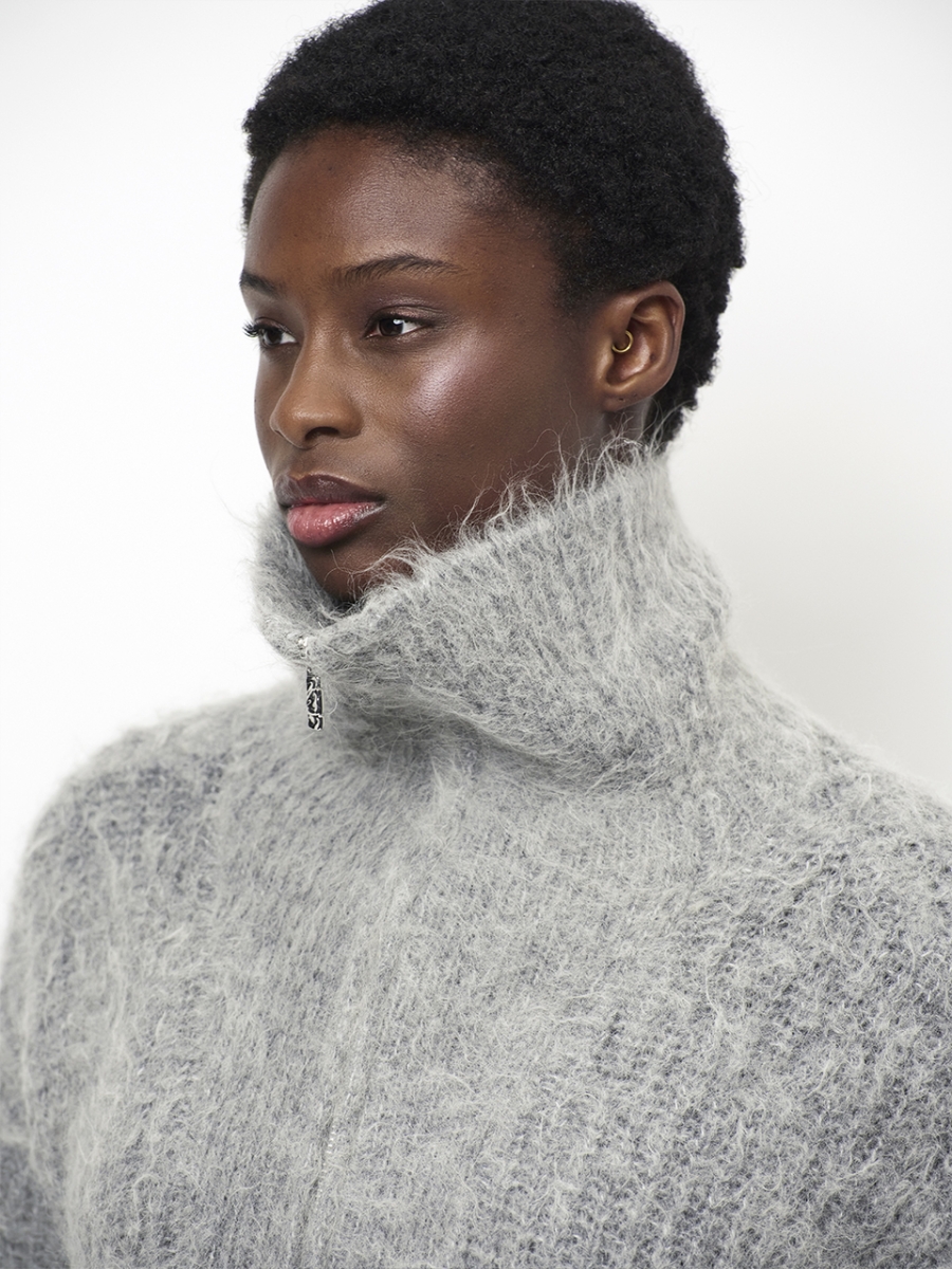 Emyla knit heather grey
