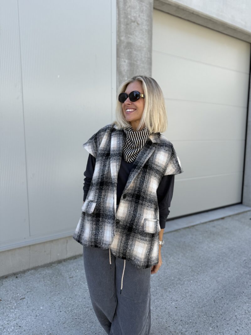 Blazer alba carreaux