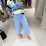 Jimmy velours celeste