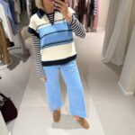 Jimmy velours celeste
