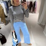 Jimmy velours celeste