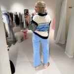Jimmy velours celeste