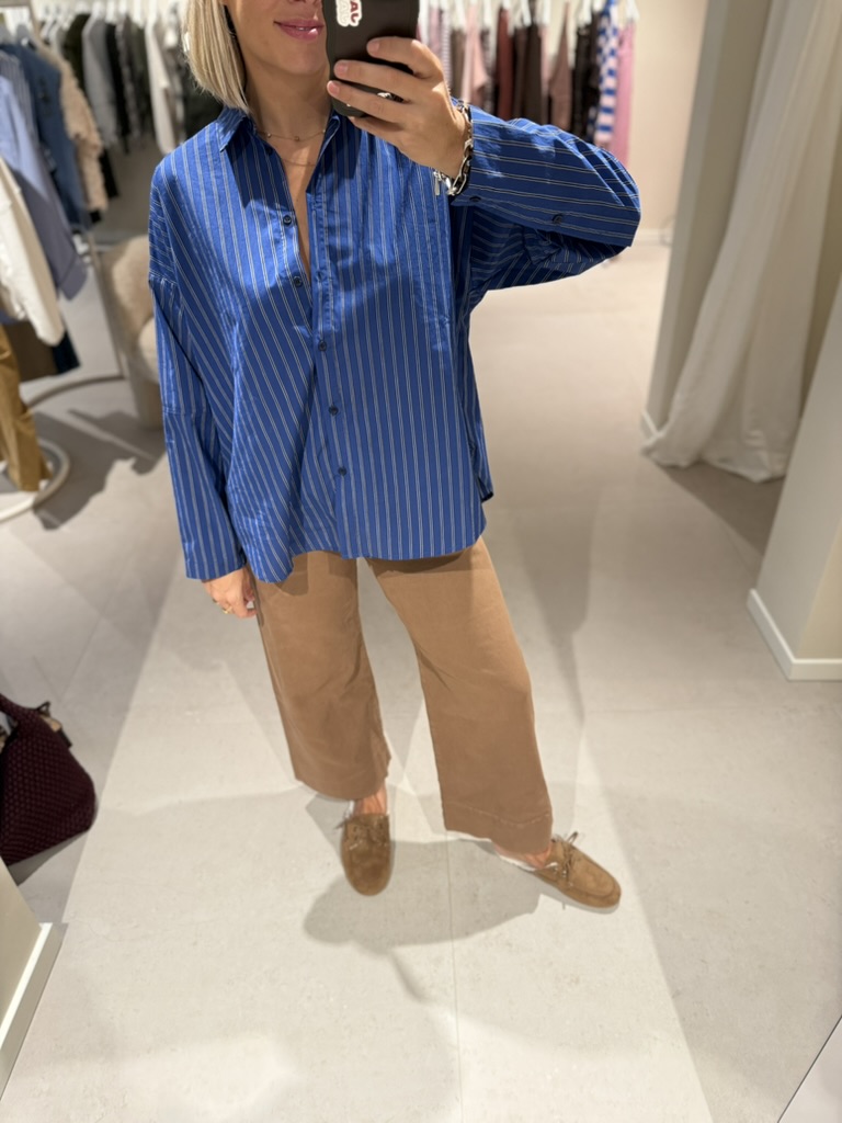 Ketty shirt indigo stripe
