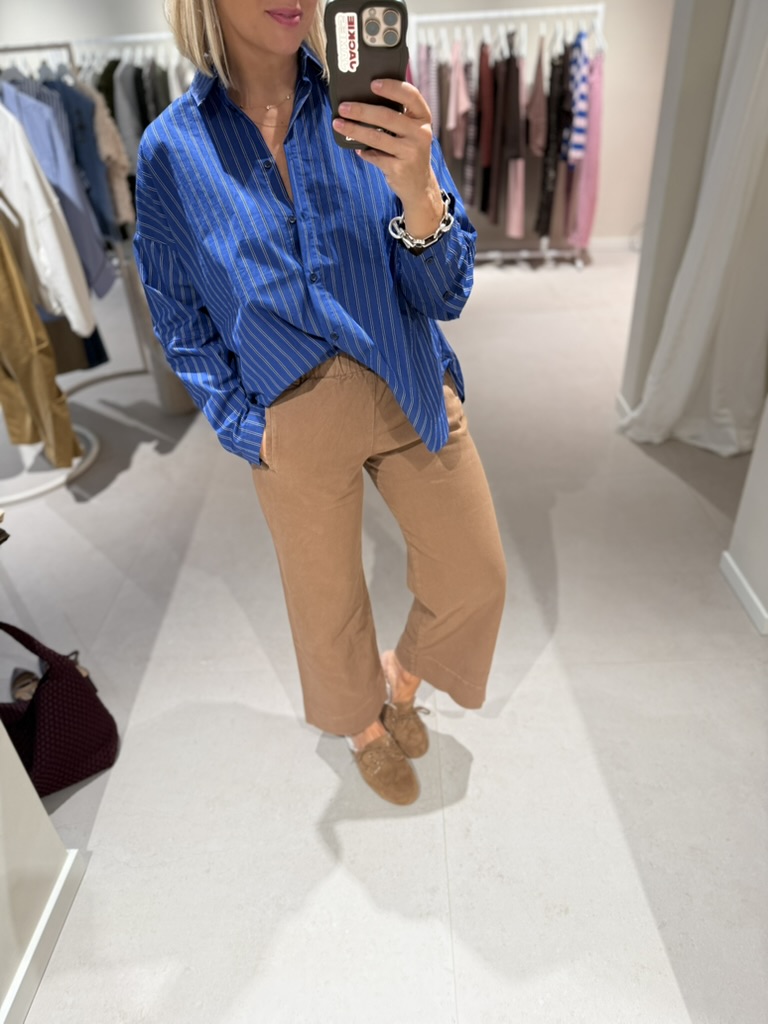 Ketty shirt indigo stripe
