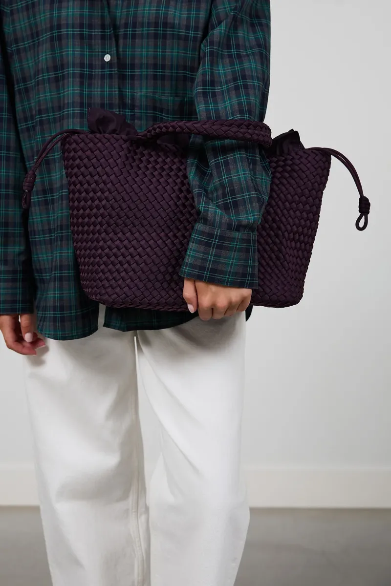 Medium bag aubergine