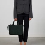Medium bag cliffside green