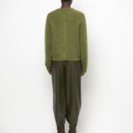 Minora faux leather barrel pants