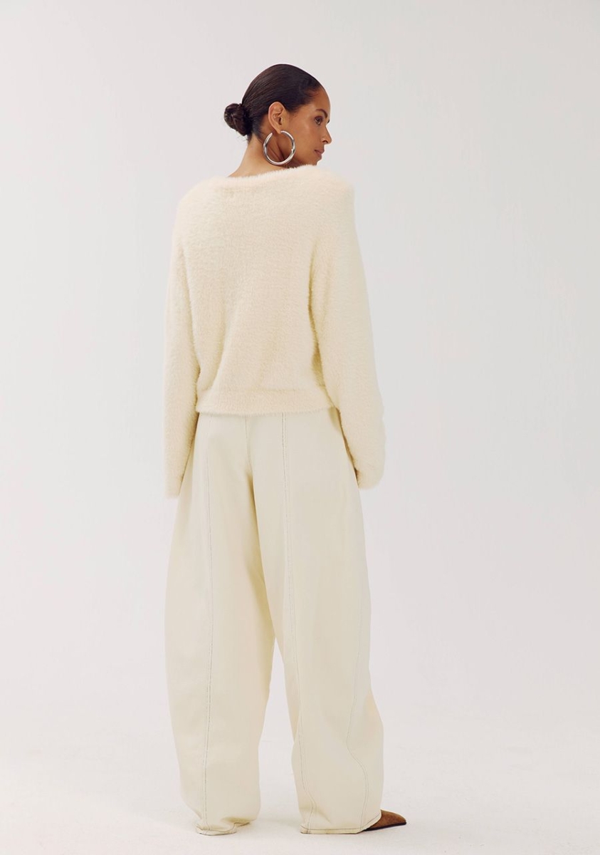 Nina jumper almond oil