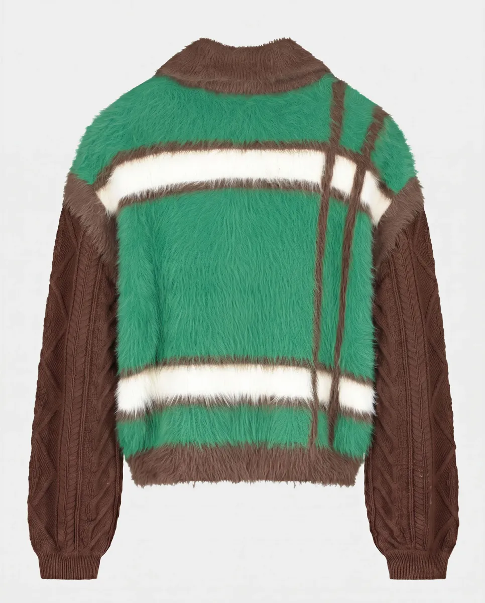 Santo knitted sweater green