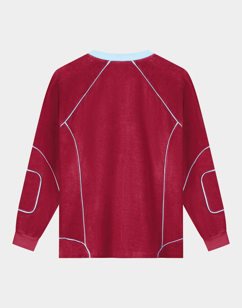 Silvana terry sweater red