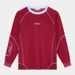 Silvana terry sweater red
