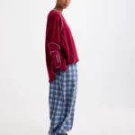 Silvana terry sweater red