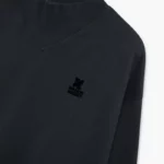 TNS logo rib collar sweatshirt moon