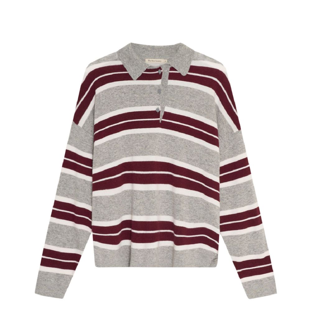 TNS spin polo stripe