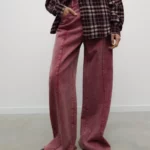 TNS wide leg trouser rumba red