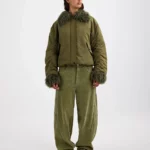 Tino balloon pants green