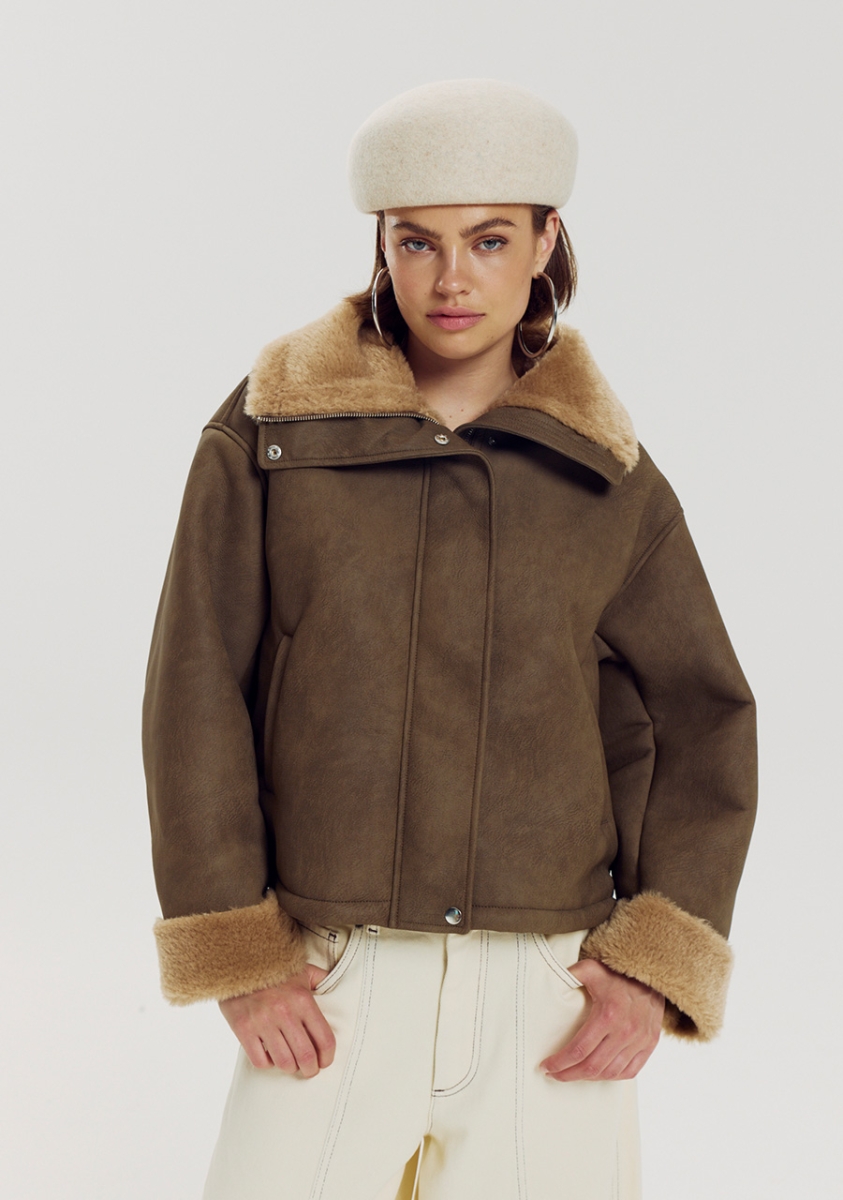Vin jacket muted moss