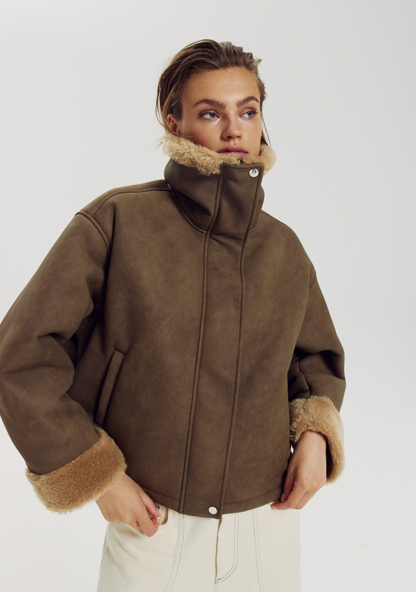Vin jacket muted moss